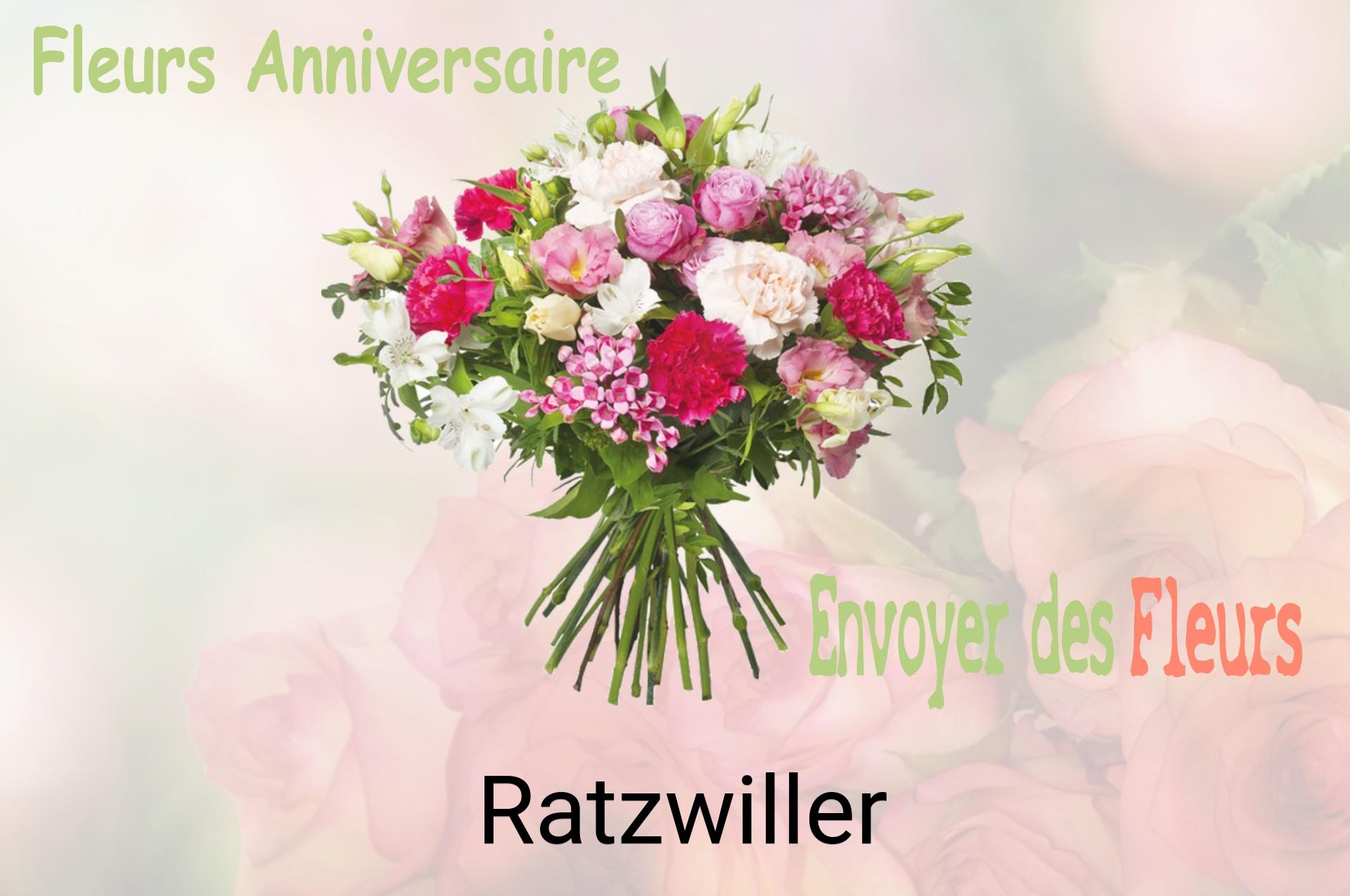 Bouquet de fleurs d’anniversaire livré à Ratzwiller