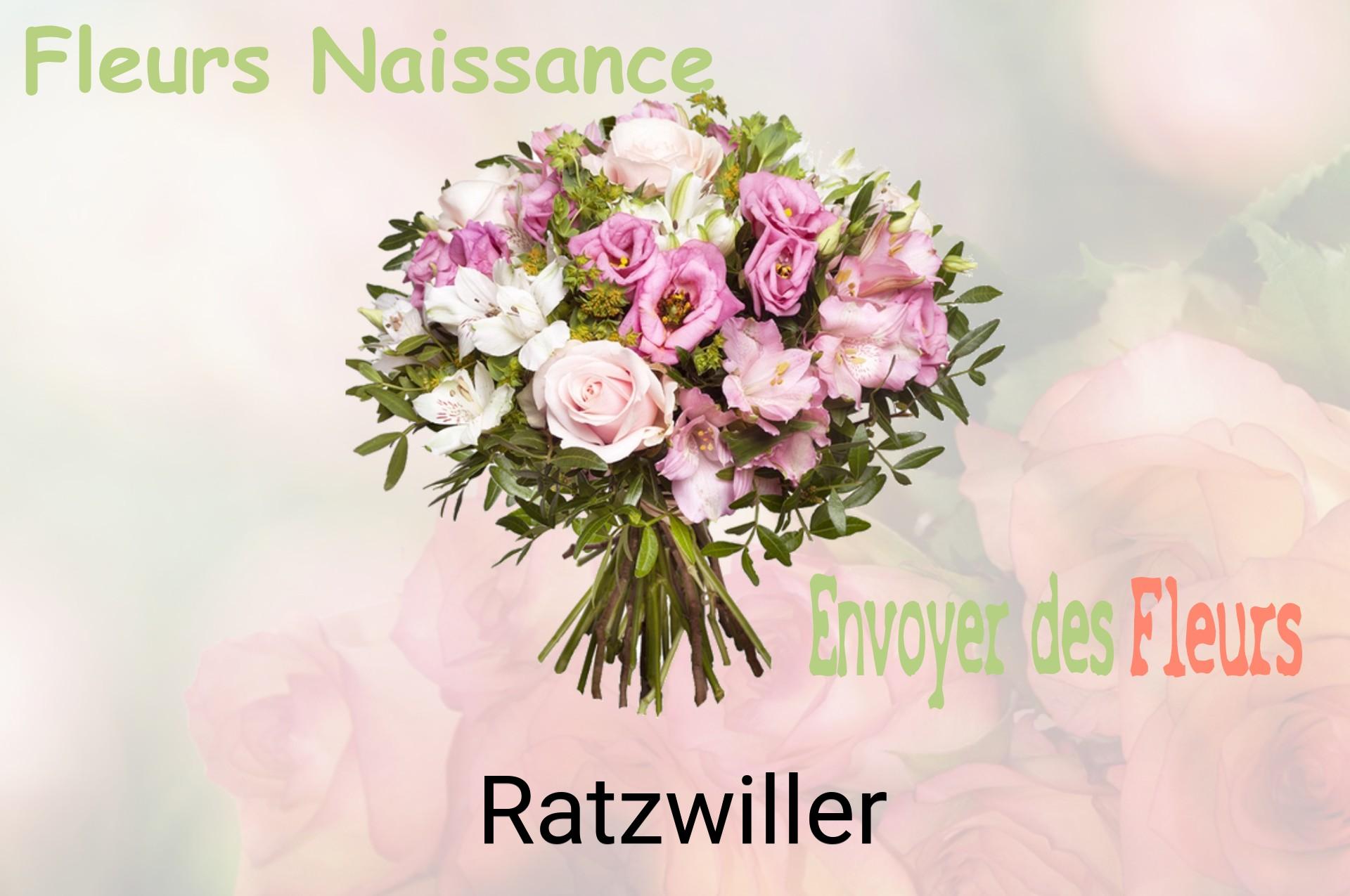 Bouquet de fleurs de naissance livré à Ratzwiller